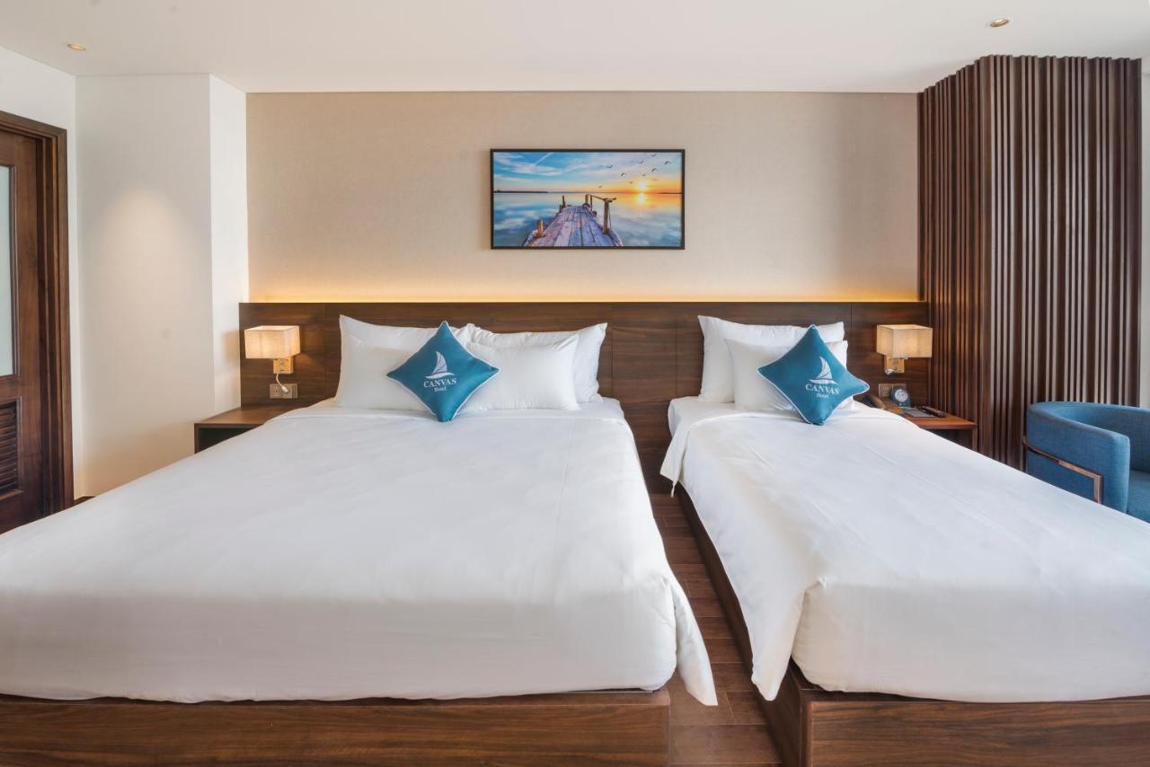 Canvas Danang Beach Hotel Buitenkant foto