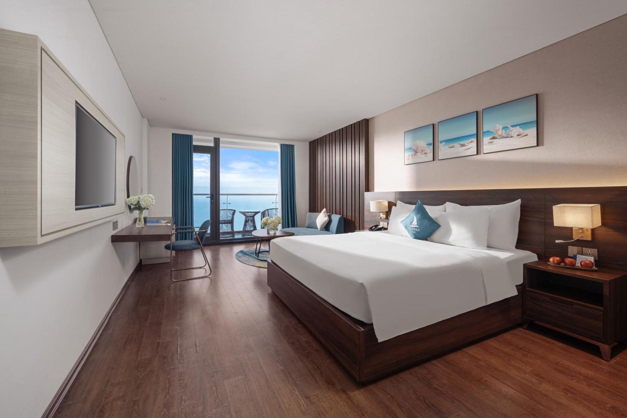 Canvas Danang Beach Hotel Buitenkant foto