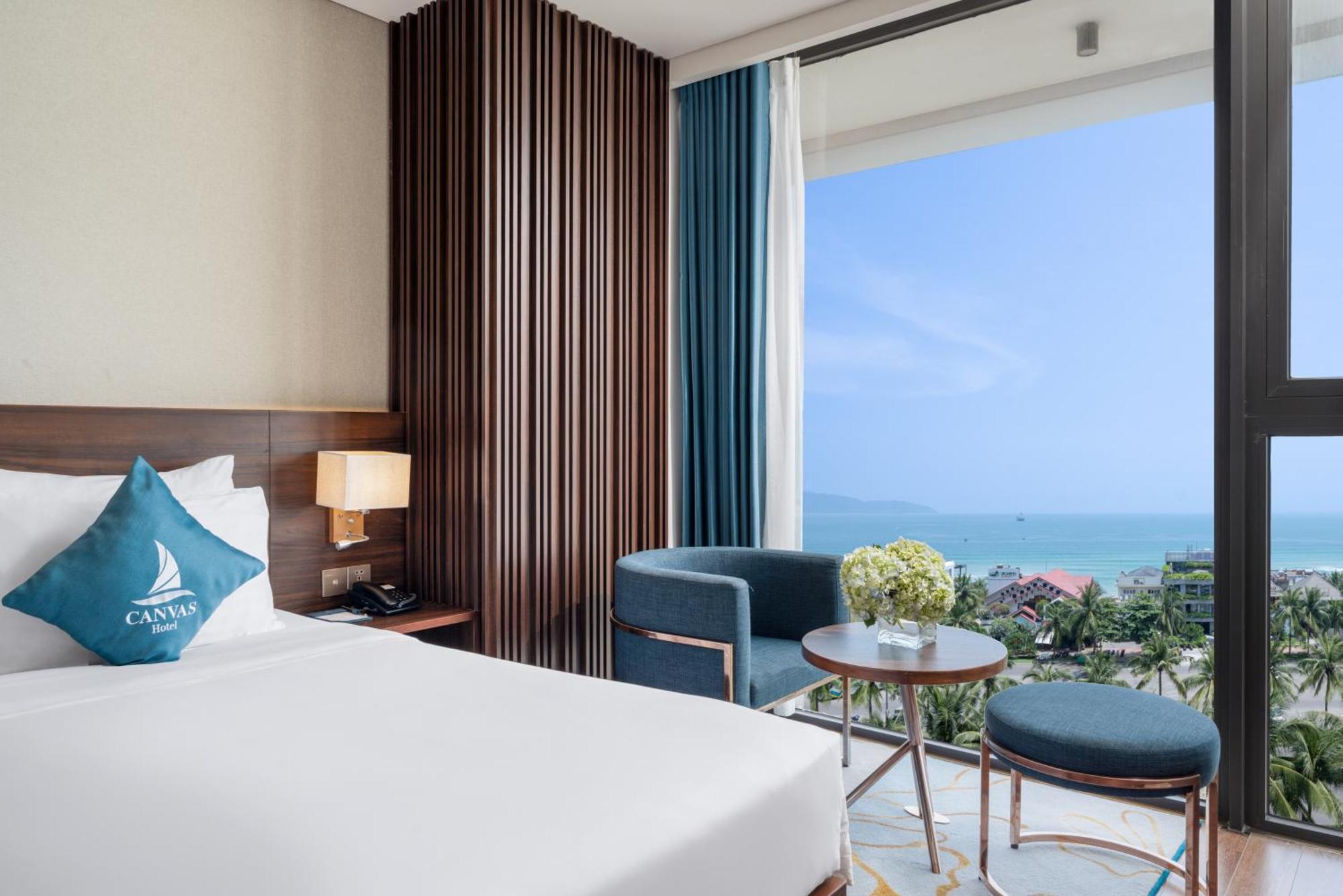 Canvas Danang Beach Hotel Buitenkant foto